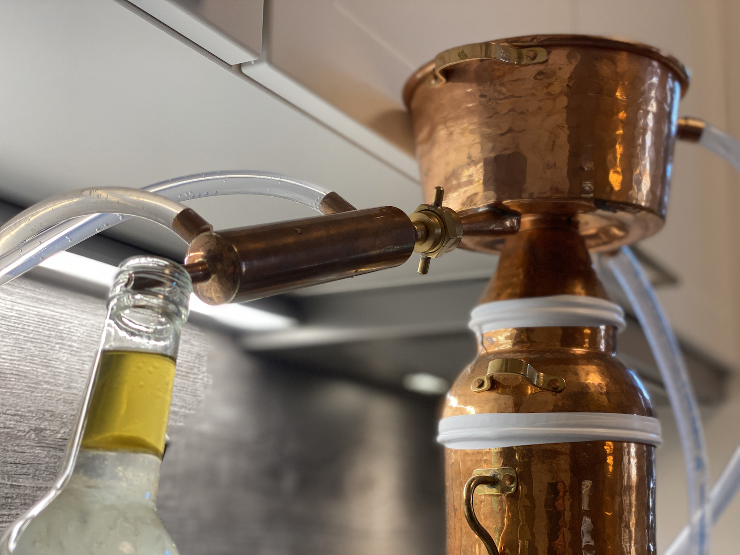 Kupfer Destillieranlage Schnapsbrennen Destille Alkohol Ätherischer Öle  Wasser